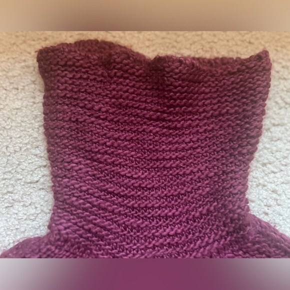 UpWest Turtleneck Tunic Sweater: Maroon - Picture 2 of 9